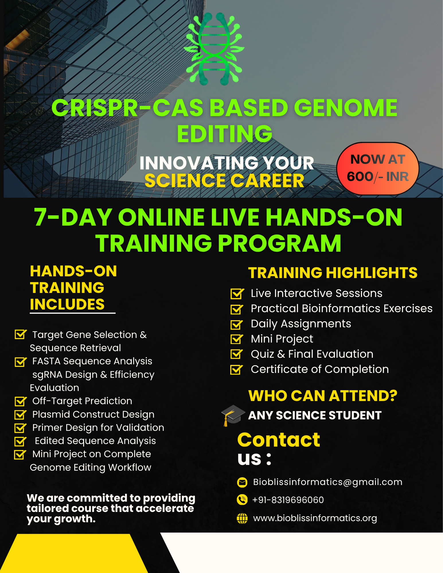 CRISPR Course Banner